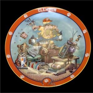 Danbury Mint Clemson Ultimate Fan Plate
